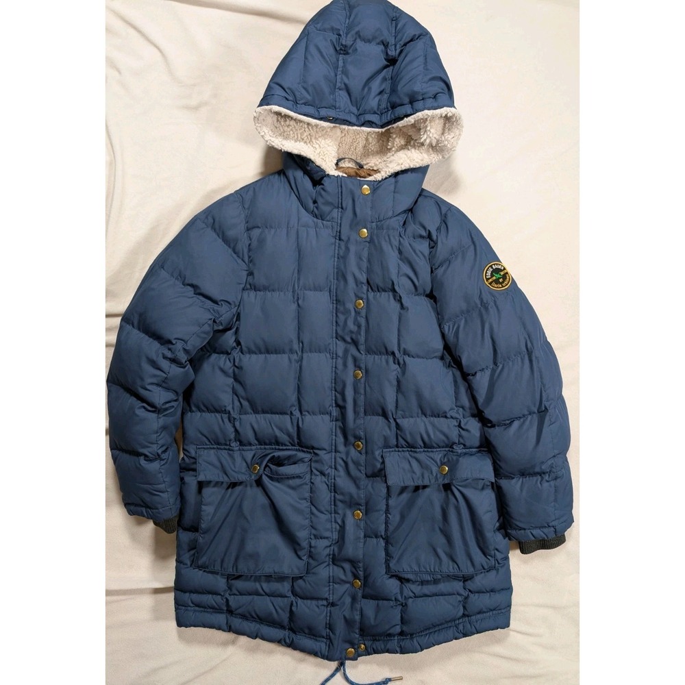 Eddie Bauer X Ilaria By Urbinati Women's Size Large Blue Down Jacket Limited Ed.